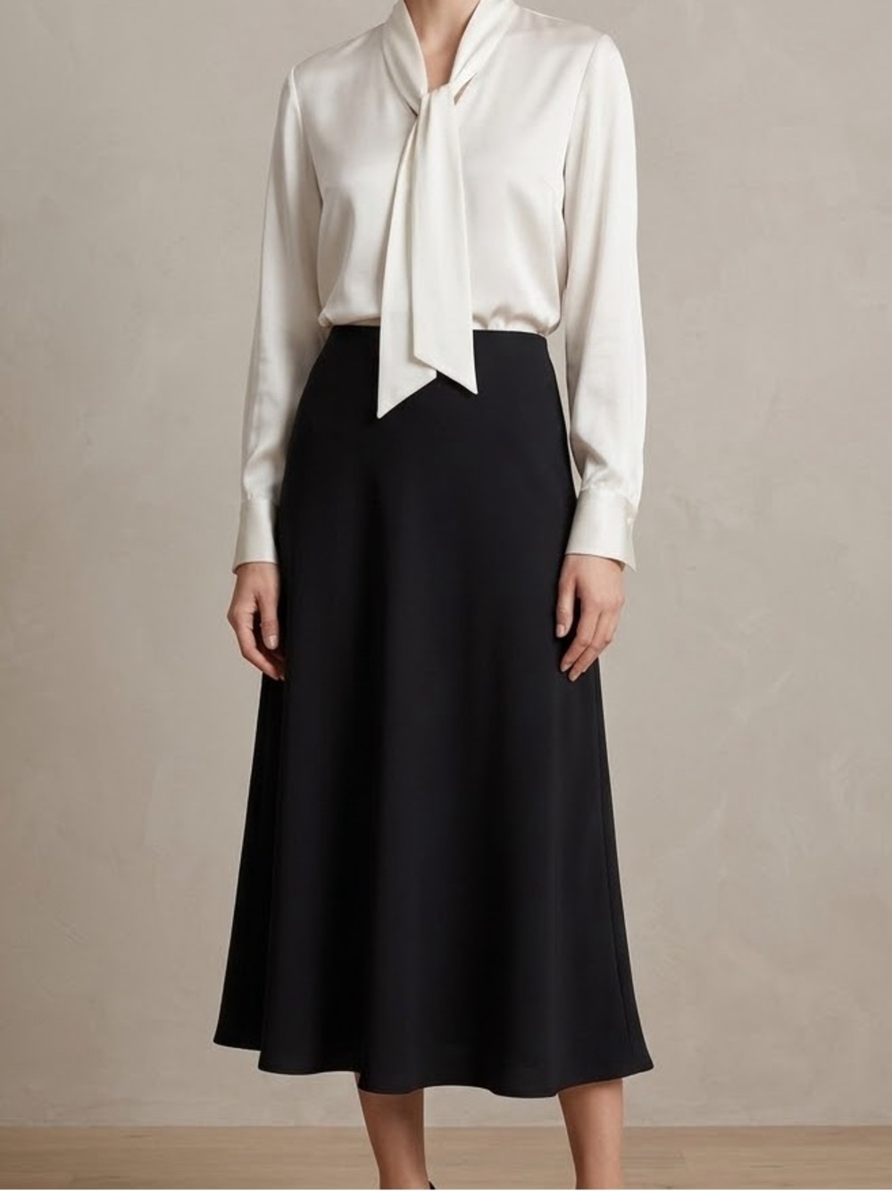 Black Midi Skirt